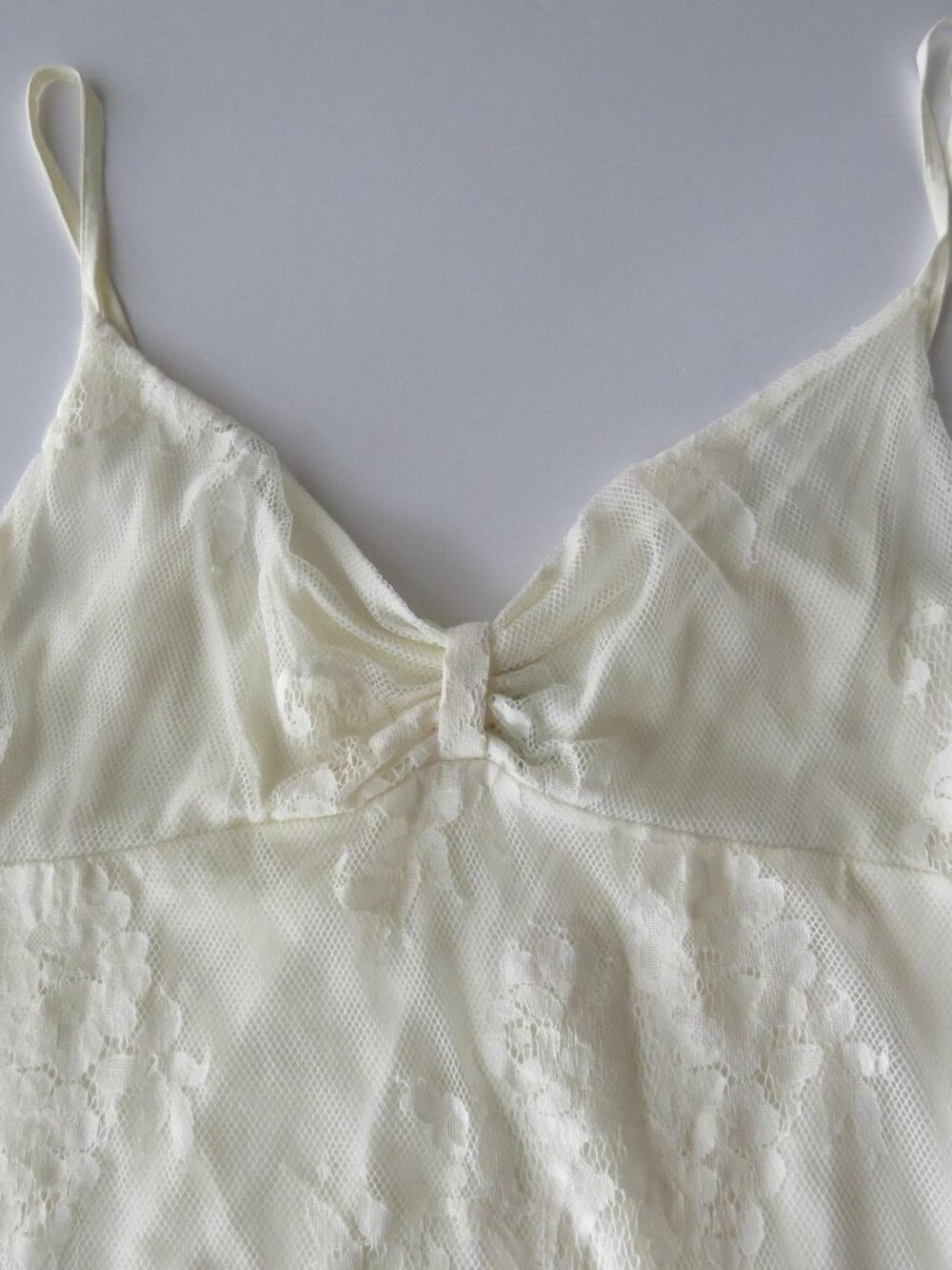 Vintage Italian Cream Lace United Colors of Benetton Camisole, Made in Italy, 20